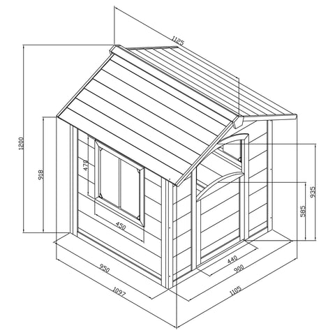 Image of AXI Britt Speelhuis Naturel