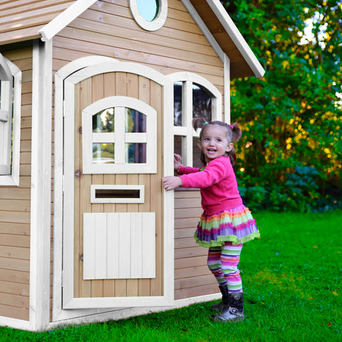 Image of AXI Julia Playhouse Bruin/Wit