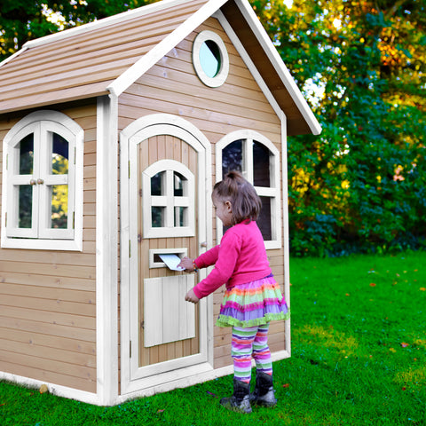 Image of AXI Julia Playhouse Bruin/Wit