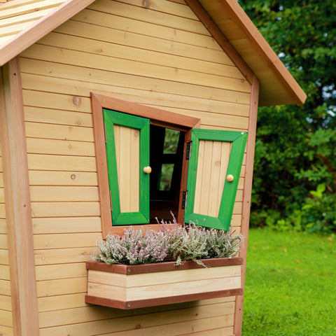 Image of AXI Alice Playhouse Bruin/groen