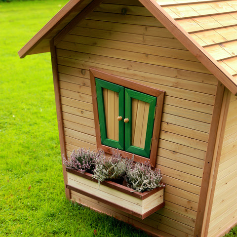 Image of AXI Alice Playhouse Bruin/groen