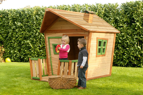 Image of AXI Jesse Playhouse Bruin/groen