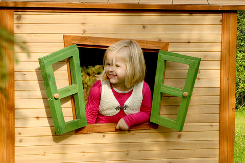 Image of AXI Jesse Playhouse Bruin/groen