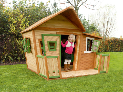 Image of AXI Lisa Playhouse Bruin/groen