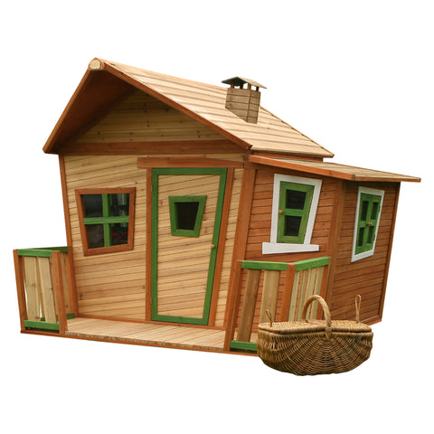 Image of AXI Lisa Playhouse Bruin/groen