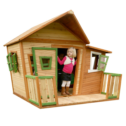 Image of AXI Lisa Playhouse Bruin/groen