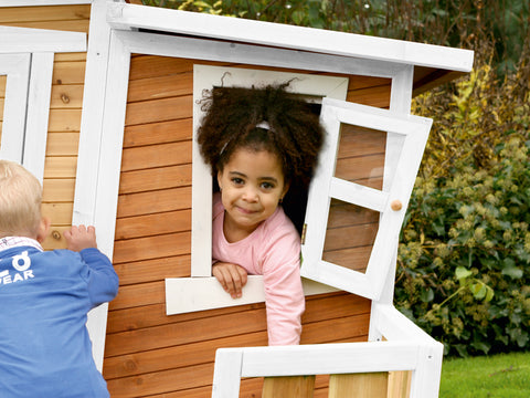 Image of AXI Lisa Playhouse Bruin/wit