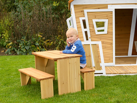 Image of AXI Lisa Playhouse Bruin/wit