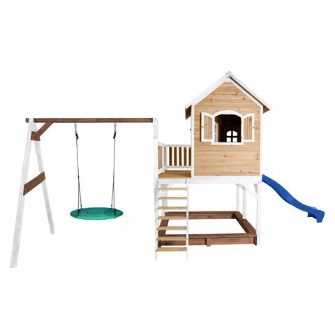 Image of AXI Liam Playhouse met Summer nestschommel Bruin/wit