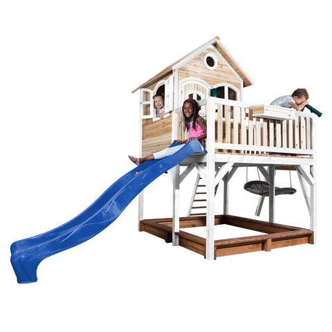 Image of AXI Liam Playhouse met Roxy Nestschommel Bruin/wit