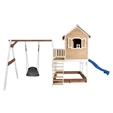 Image of AXI Liam Playhouse met Roxy Nestschommel Bruin/wit