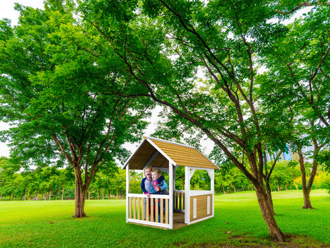 Image of AXI Forest safari Playhouse Bruin/Wit