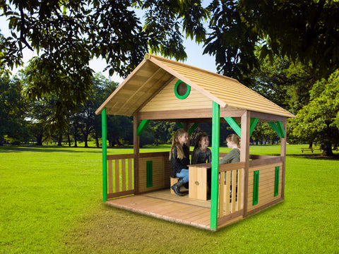 Image of AXI Zazou safari Playhouse Bruin/groen