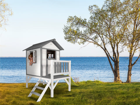 Image of AXI Lodge XL Playhouse Classic incl groene glijbaan