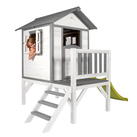 Image of AXI Lodge XL Playhouse Classic incl groene glijbaan