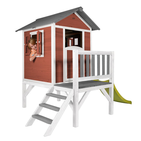 Image of AXI Lodge XL Playhouse Scandinavisch rood