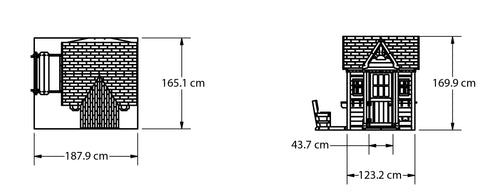 Image of Backyard Discovery Victorian Inn Playhouse