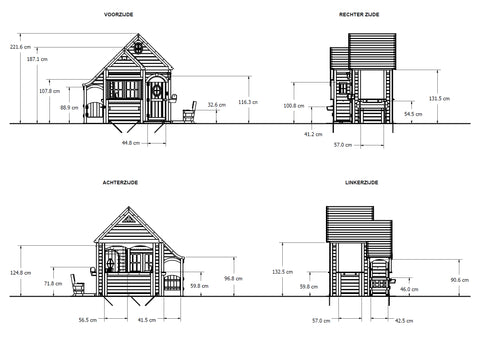 Image of Backyard Discovery Spring Cottage Speelhuis