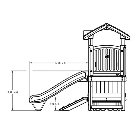 Image of Step 2 Woodland Adventure Playhouse & Slide