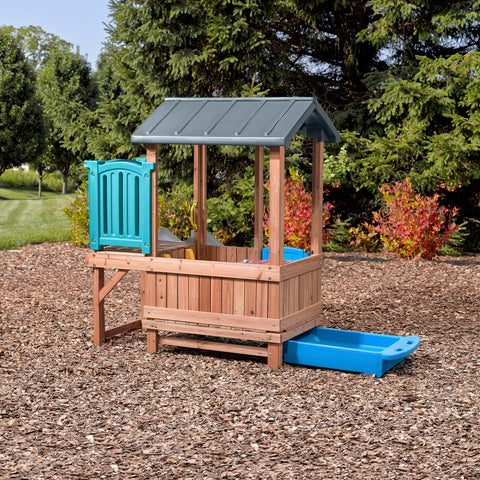 Image of Step 2 Woodland Adventure Playhouse & Slide