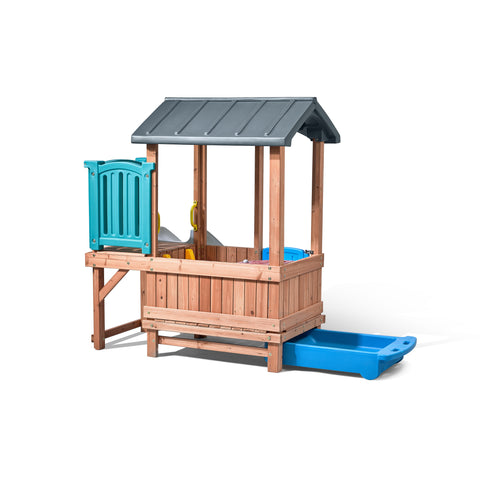 Image of Step 2 Woodland Adventure Playhouse & Slide