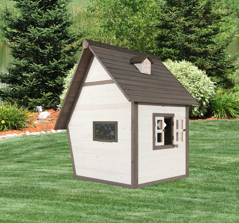 Image of AXI Cabin Playhouse Grijs/Wit