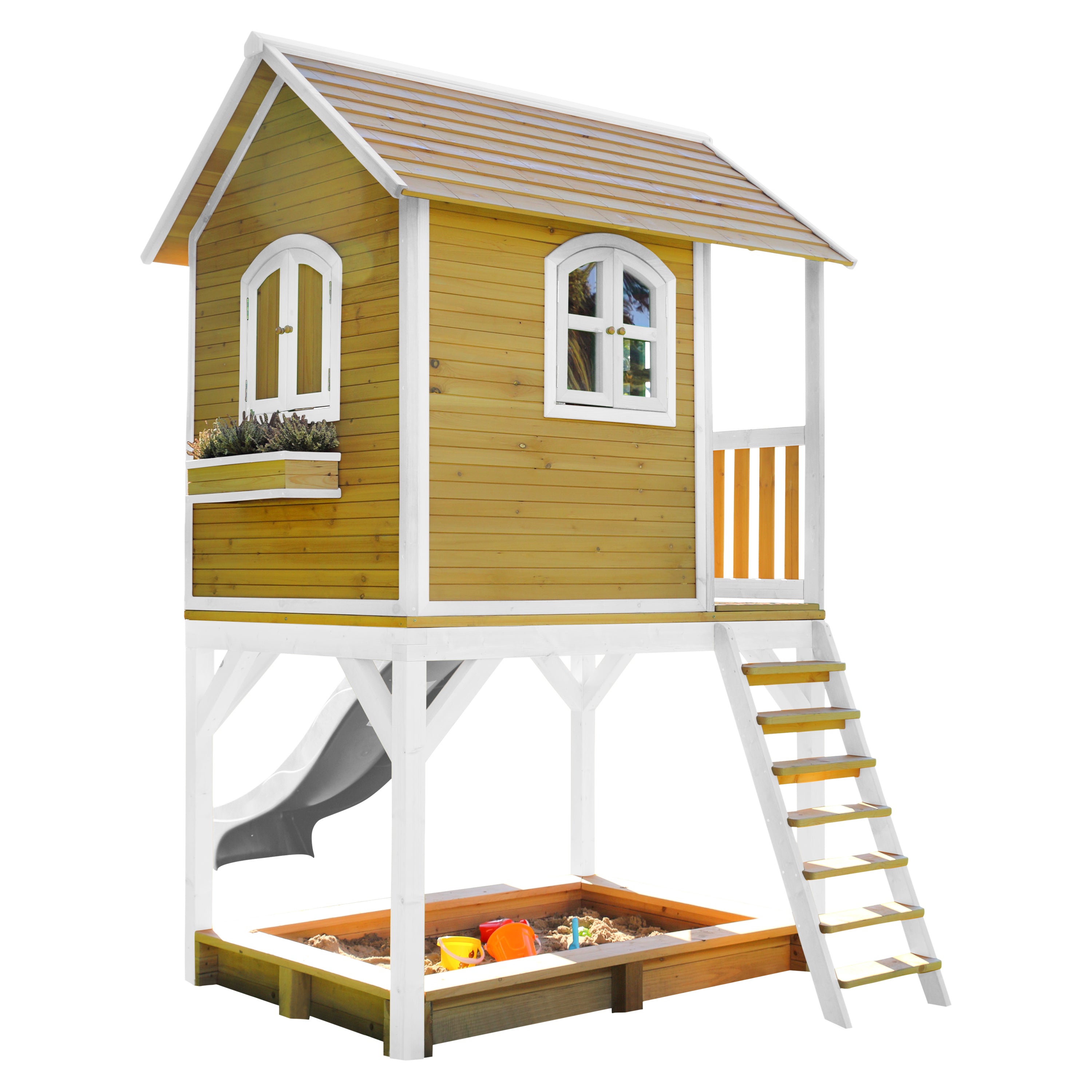 AXI Sarah Playhouse Bruin/Wit