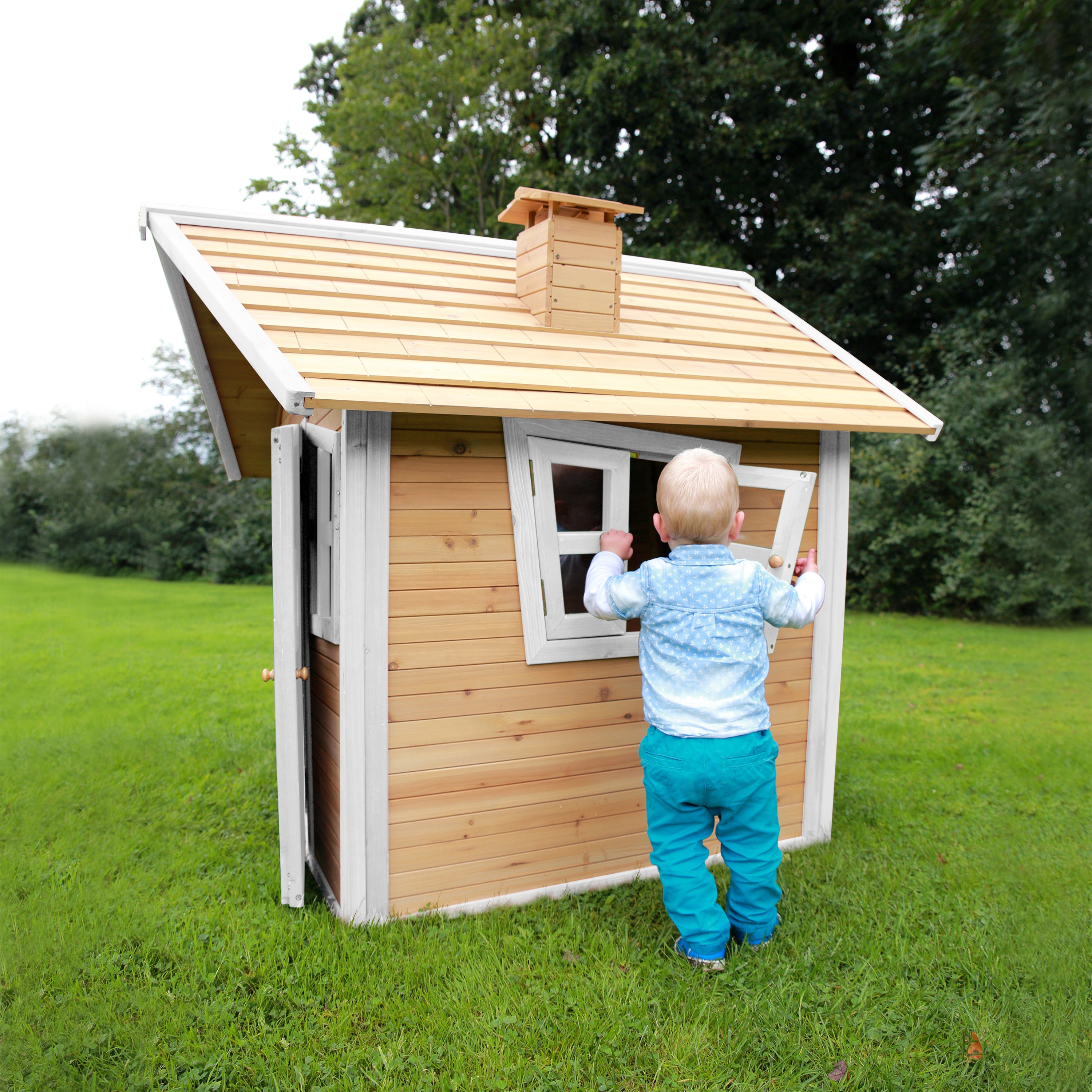 AXI Alice Playhouse Bruin/wit