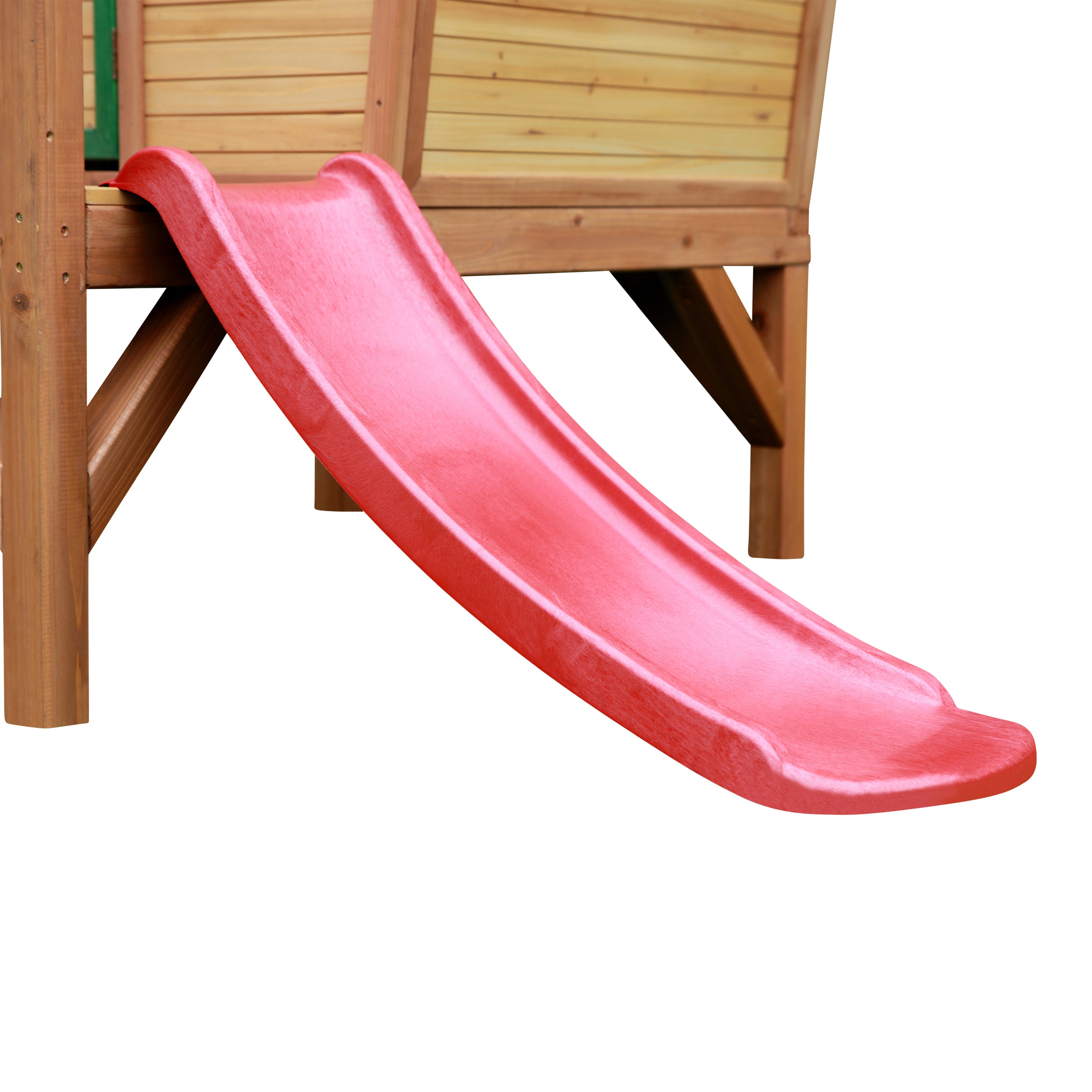 AXI Robin Playhouse Bruin/groen incl rode glijbaan