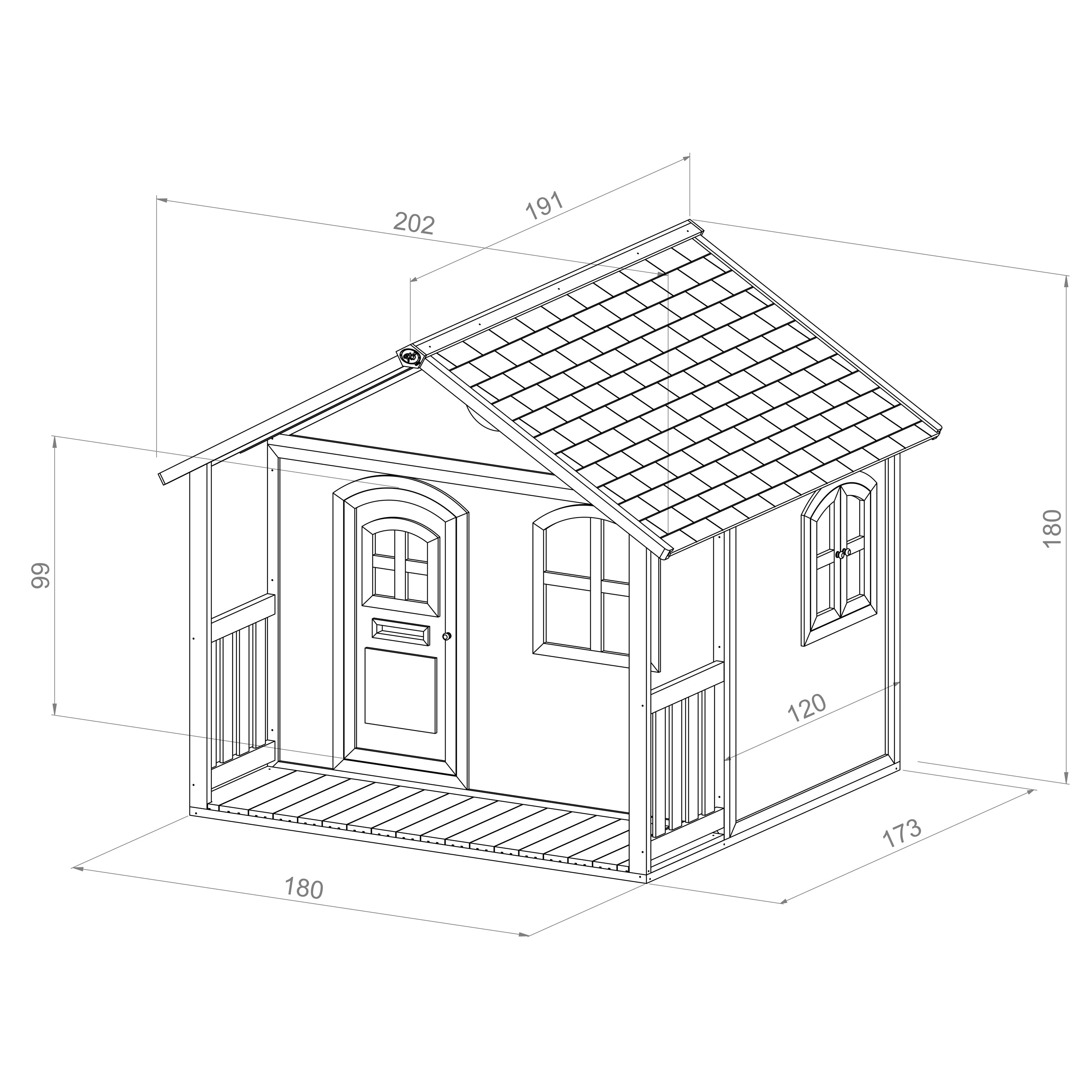 AXI Milan Playhouse Bruin/groen