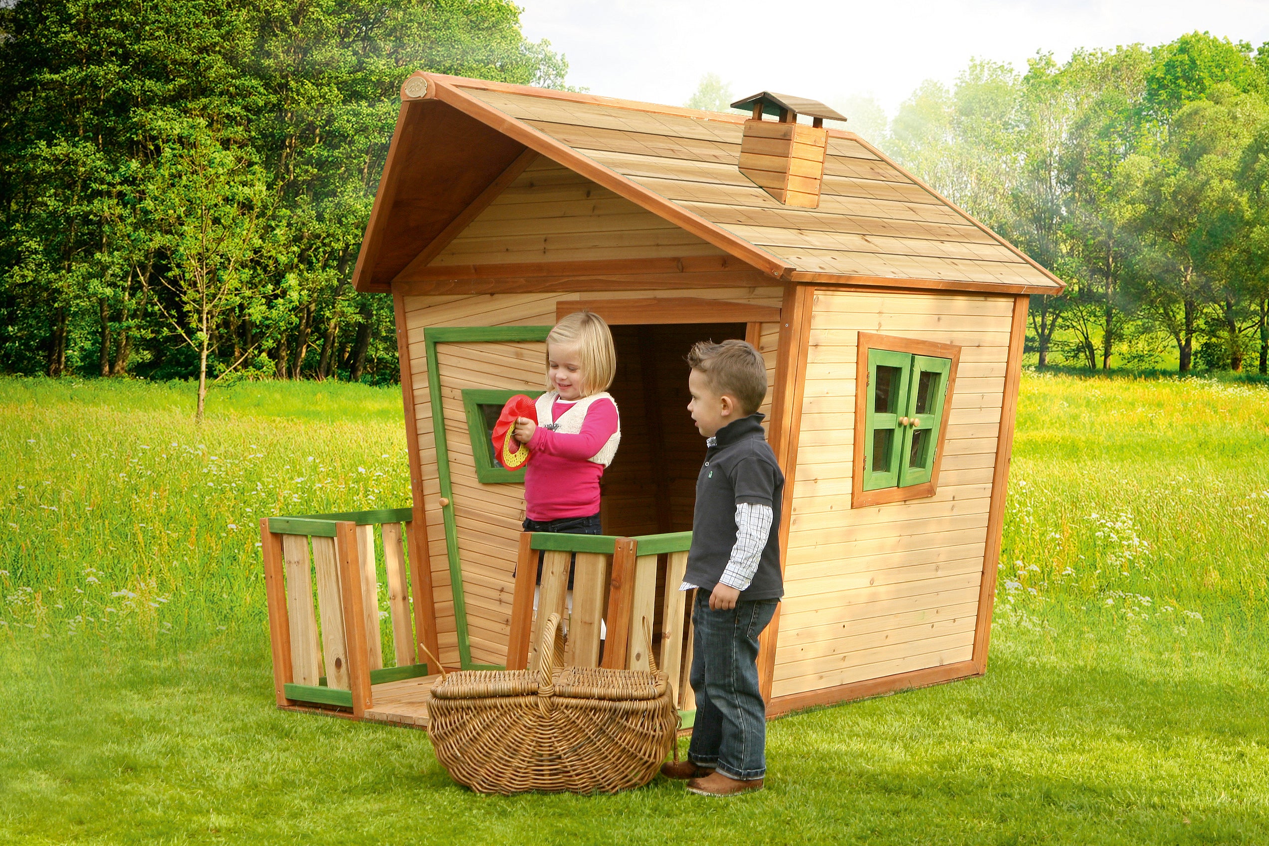 AXI Jesse Playhouse Bruin/groen