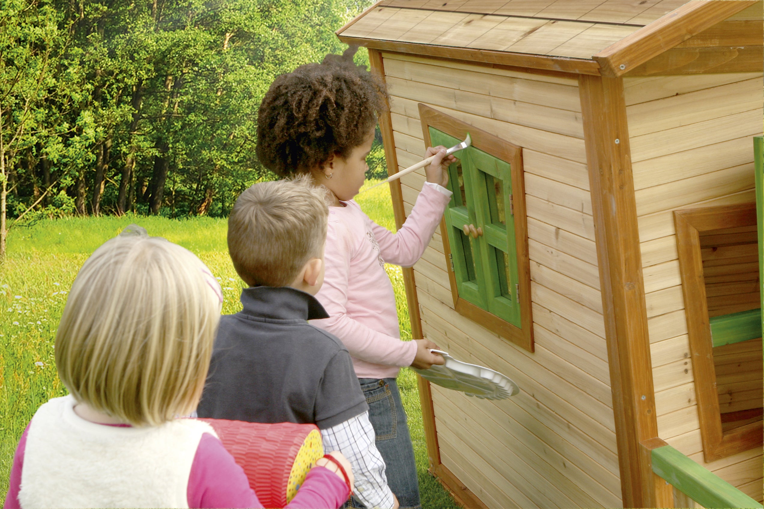 AXI Jesse Playhouse Bruin/groen