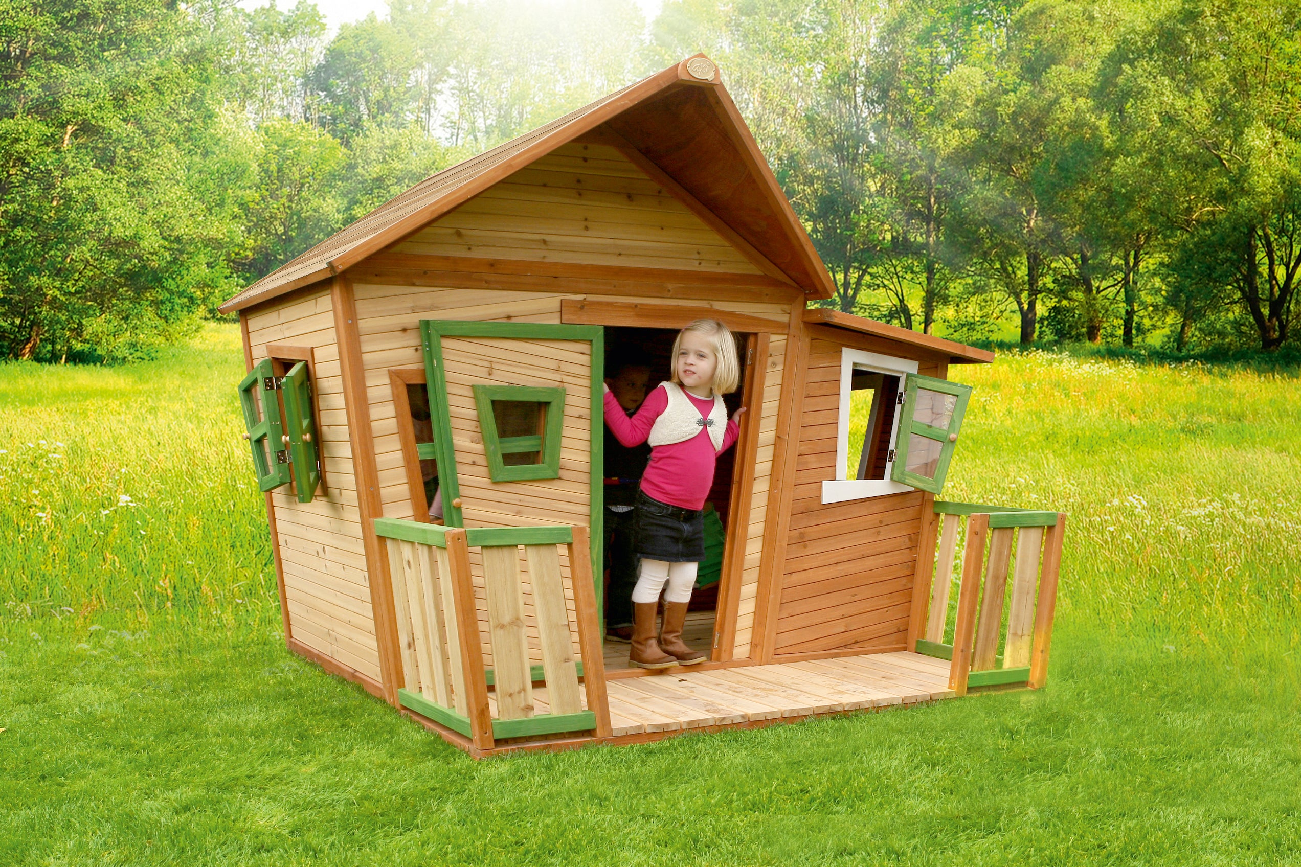 AXI Lisa Playhouse Bruin/groen