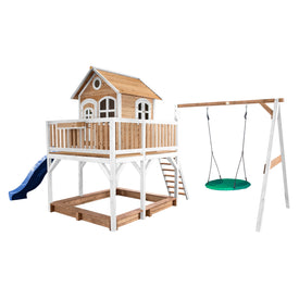 AXI Liam Playhouse met Summer nestschommel Bruin/wit