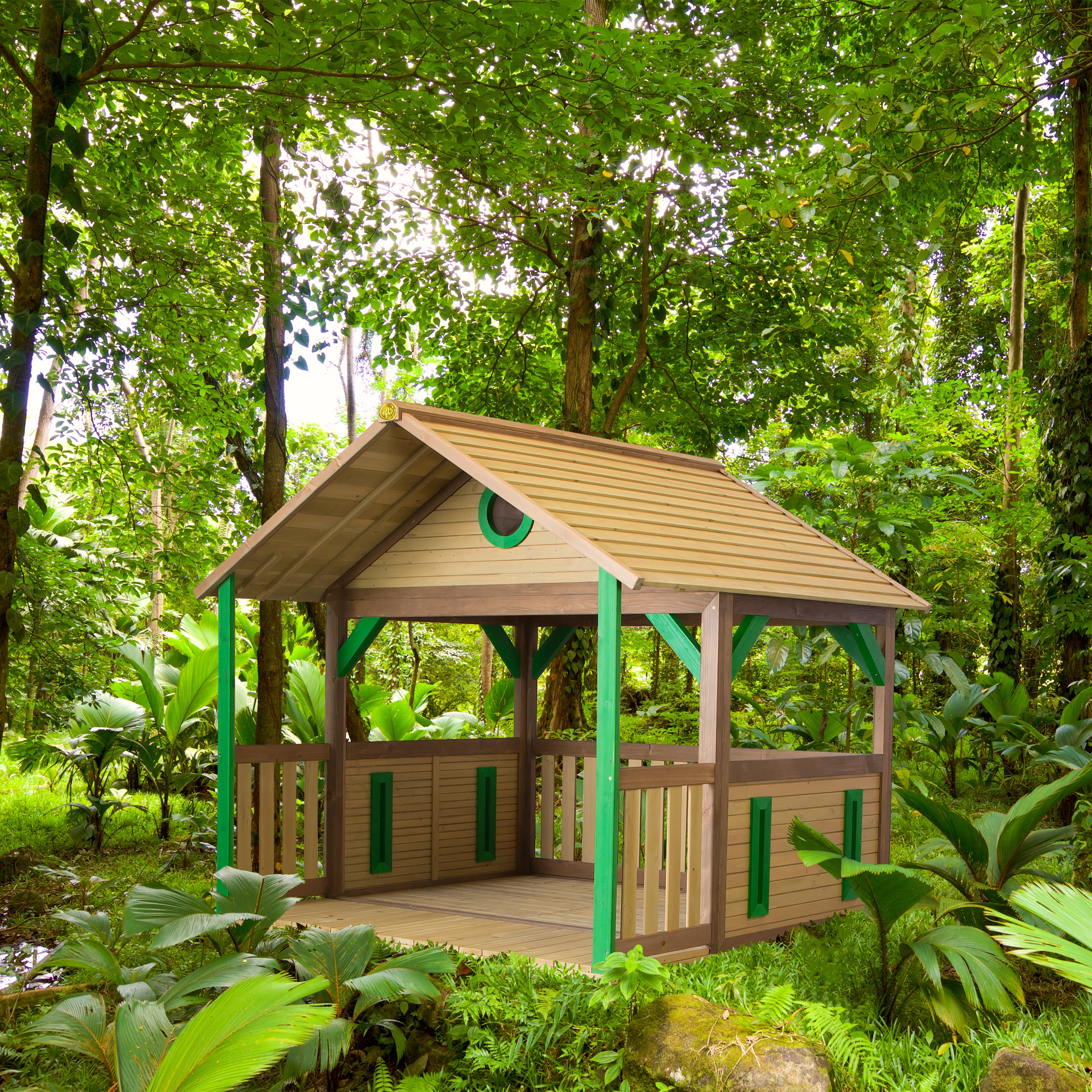 AXI Zazou safari Playhouse Bruin/groen