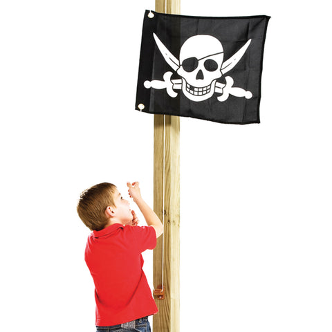 Piraten vlag met liftsysteem