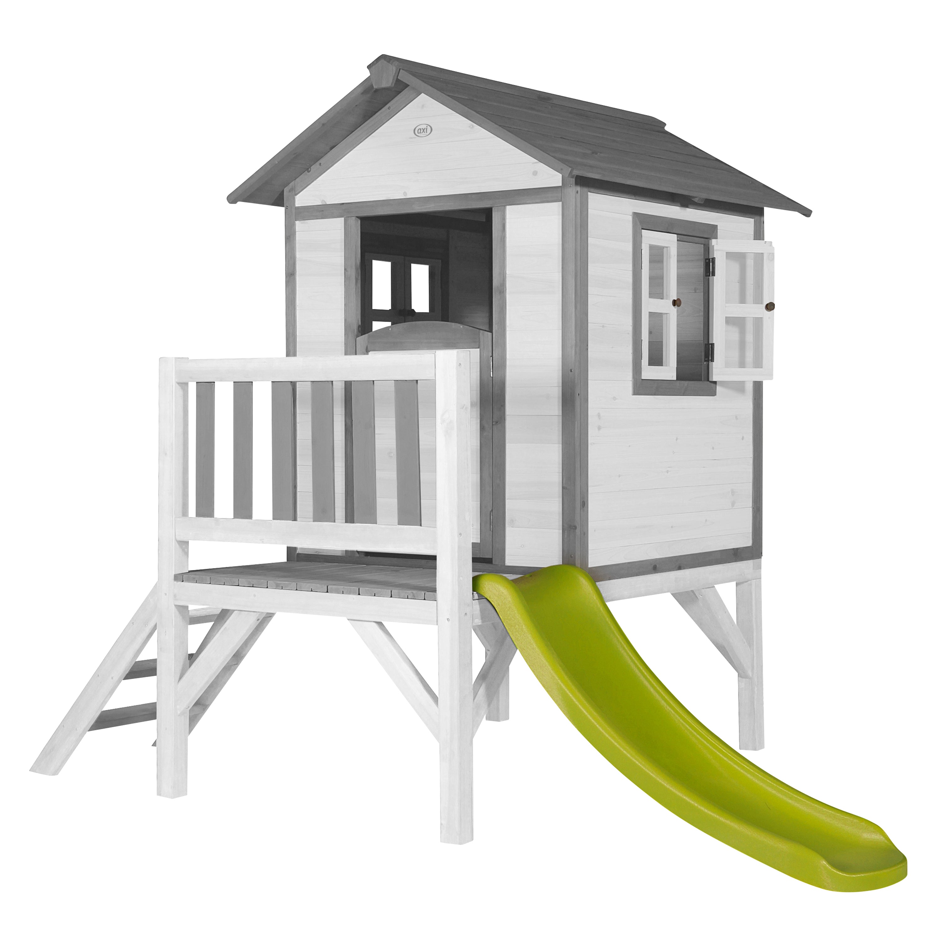 AXI Lodge XL Playhouse Classic incl groene glijbaan