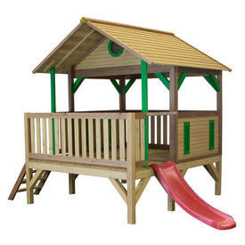 AXI Meeko PlayTower Bruin/groen incl rode glijbaan