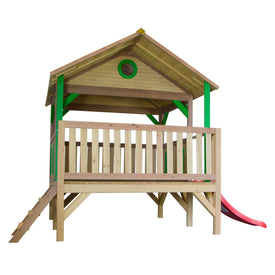 AXI Meeko PlayTower Bruin/groen incl rode glijbaan