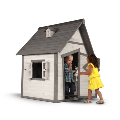 Image of AXI Cabin Playhouse Grijs/Wit